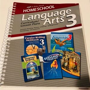 Abeka 3  Language Arts teachers Edition and Abeka language Answer key bundle